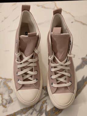 Converse CTAS Lift Hi Sneakers - Static Pink/Egret/Fossilized
